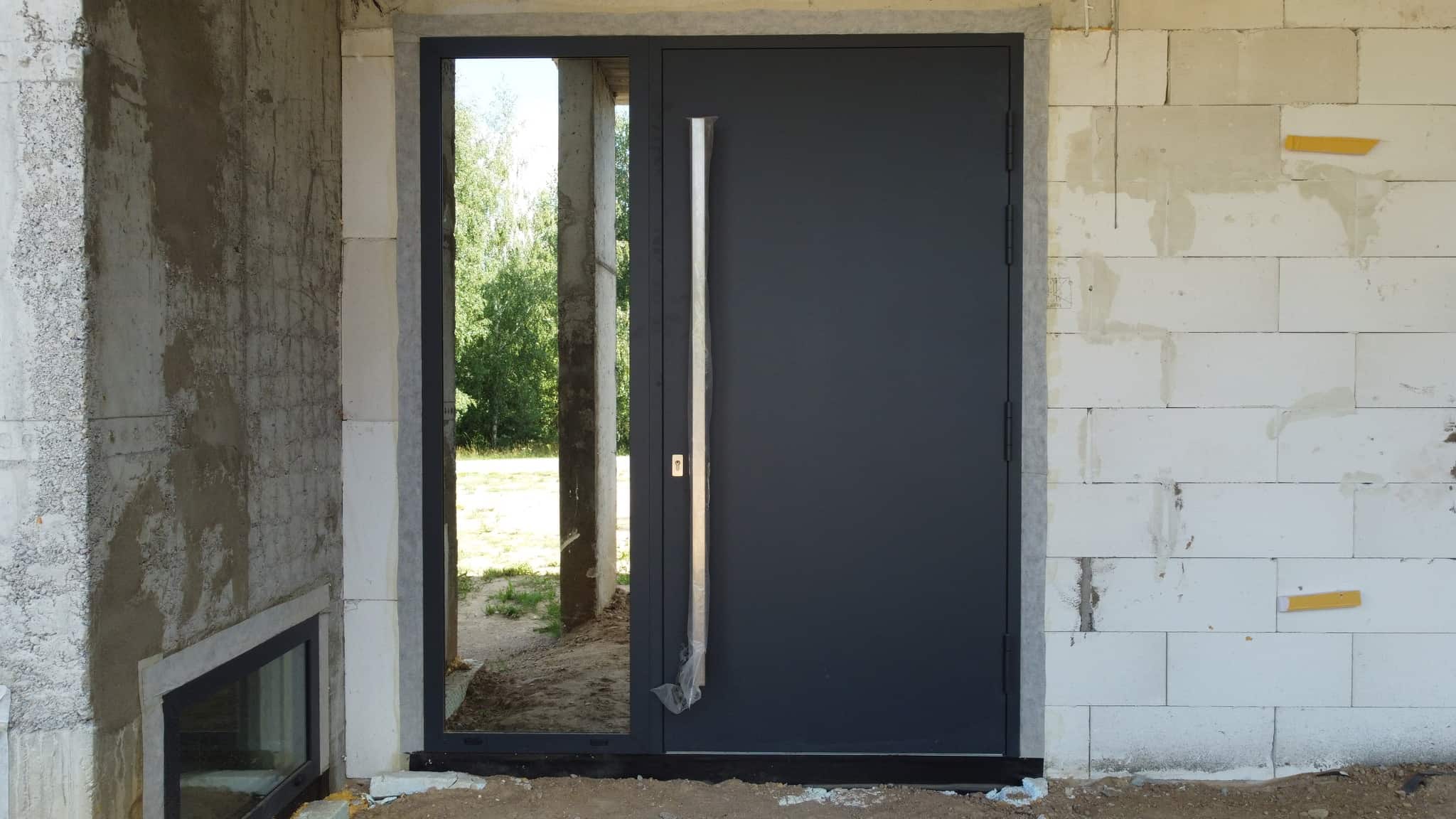 Drzwi zewnętrzne aluminiowe z montażem Białystok